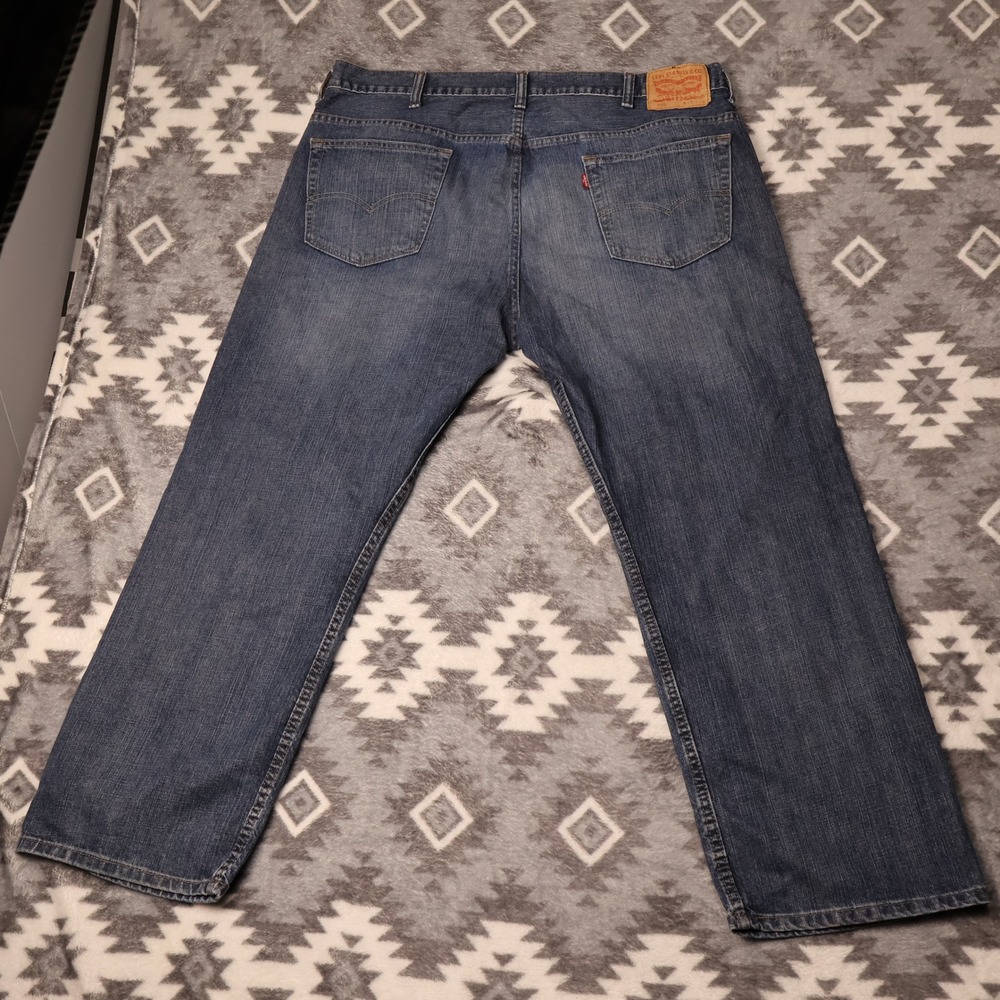 Levis 569 Loose Straight Leg Jeans Mens 40x30 Medium Wash Blue Denim 00569-0242
